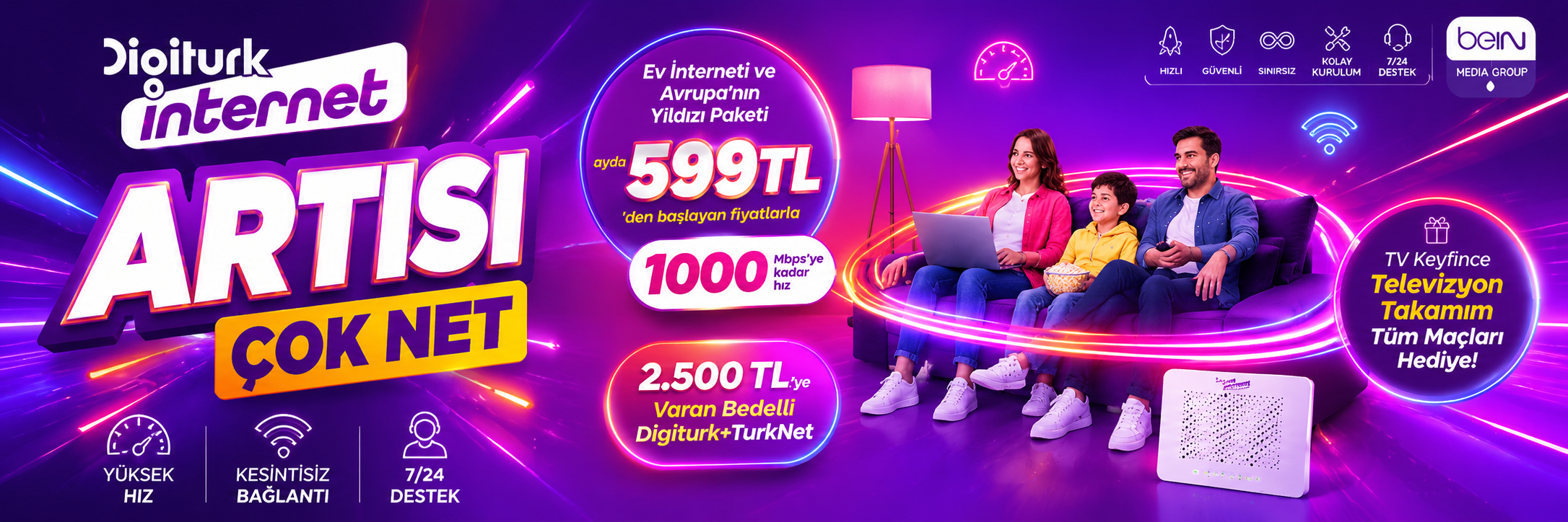 Digiturk internet kampanya banner